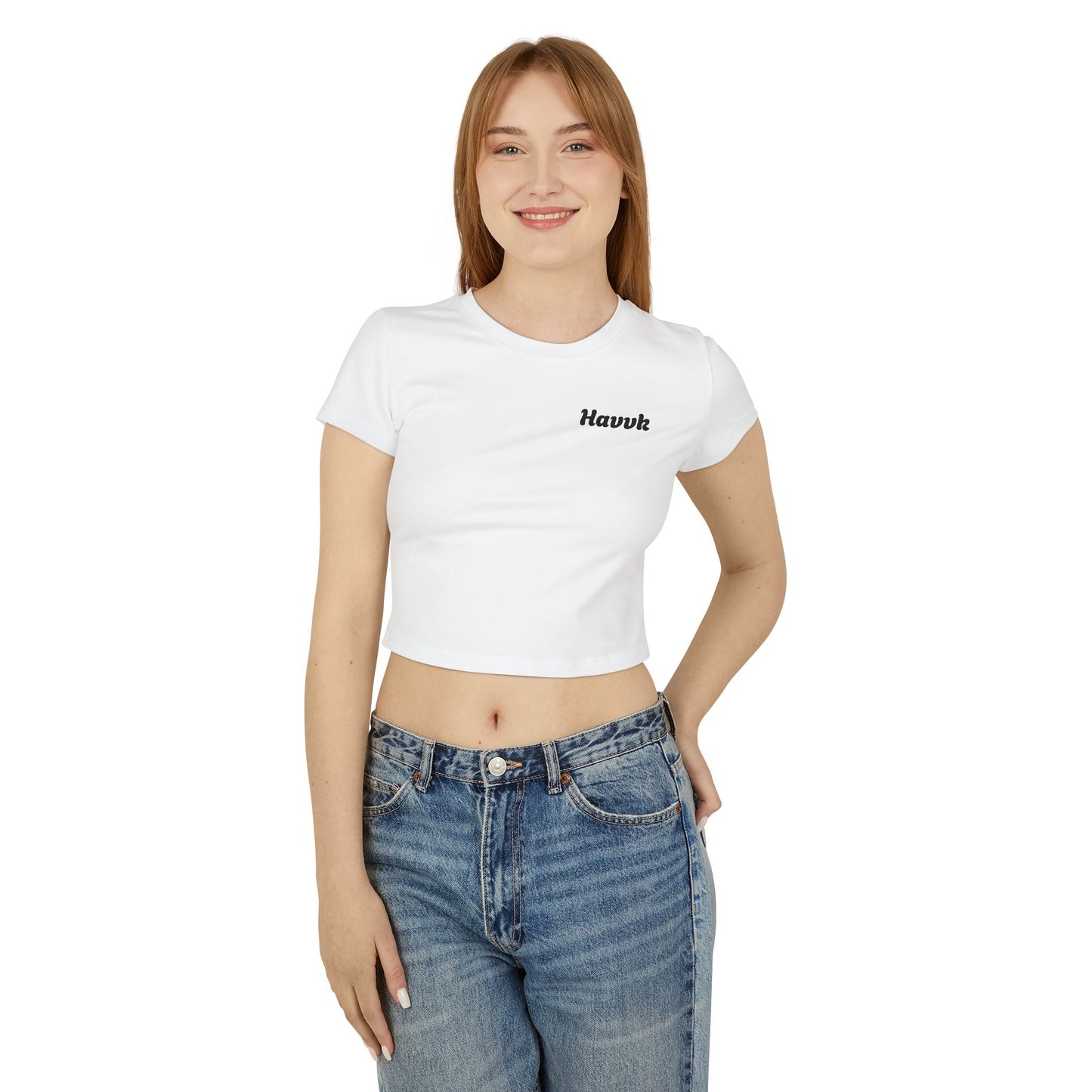 Women's Baby Tee - Fitness Done with Precision - Casual & Trendy Workout Top