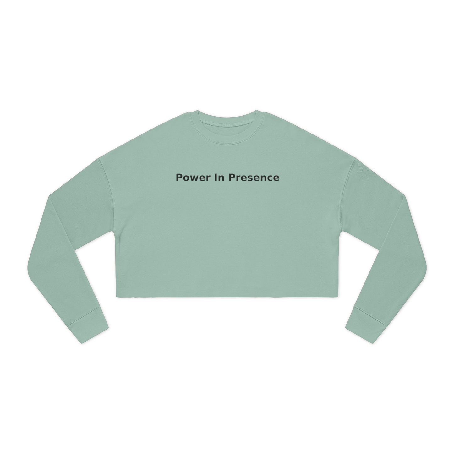 Power in Presence Cropped Sweatshirt for Confident Women