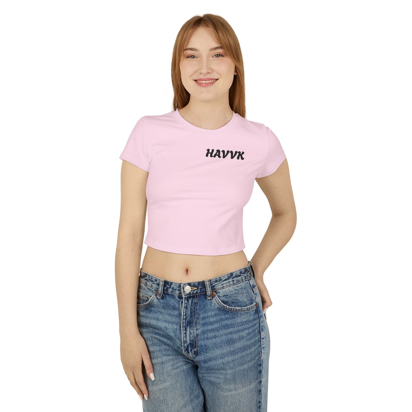 Crop Tee, Form Fitting Women's Baby Tee