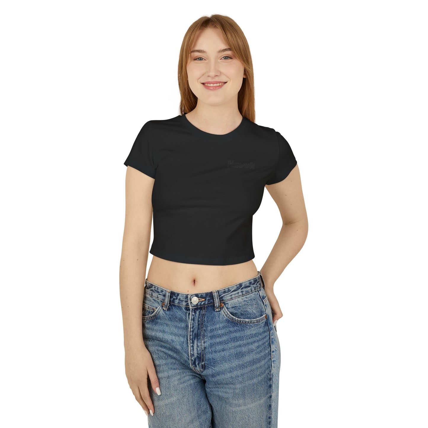 Women's Baby Tee - Fitness Done with Precision - Casual & Trendy Workout Top