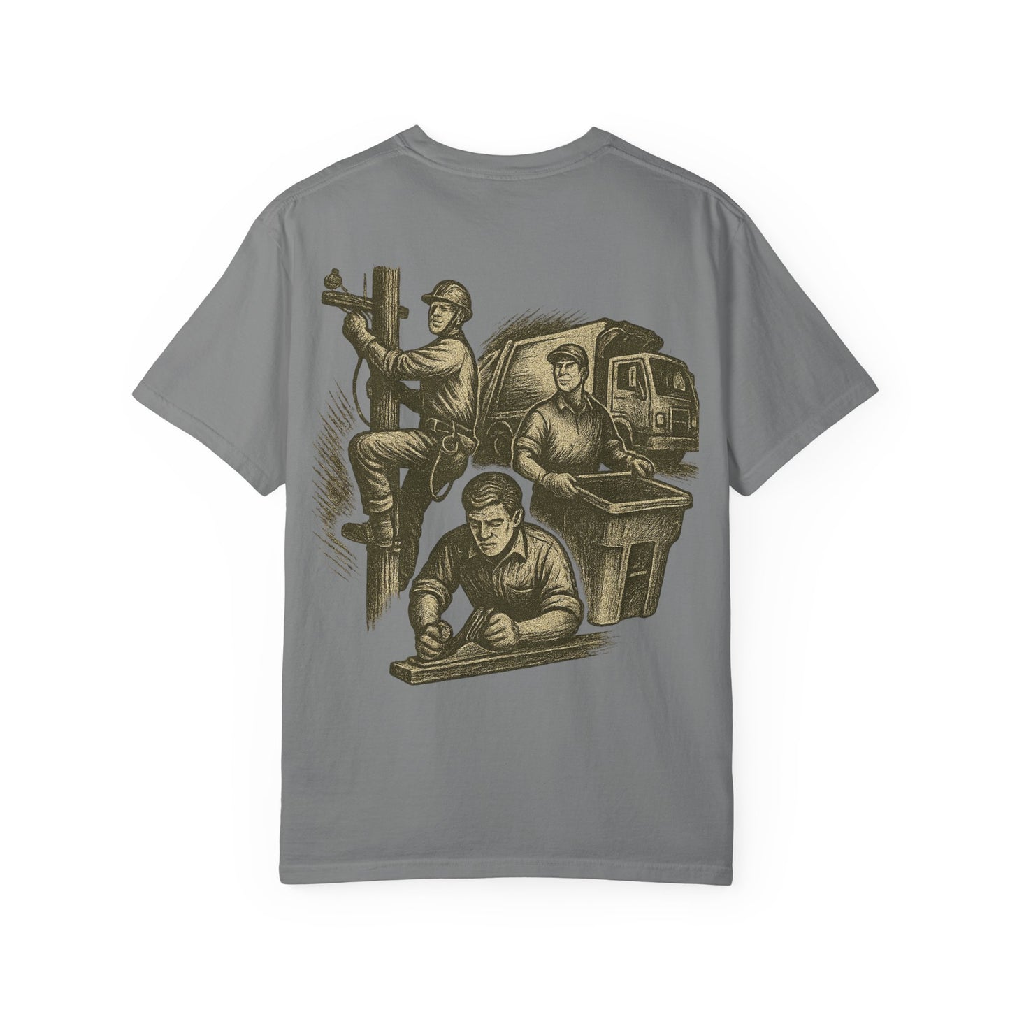 Craftsmanship Unisex Tee: Celebrating Trades, Perfect for Workers, Construction Events, DIY Enthusiasts, Gifts for Handymen, Everyday Wear