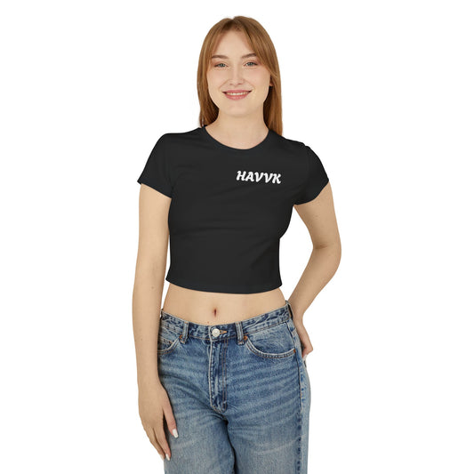Crop Tee, Form Fitting Women's Baby Tee