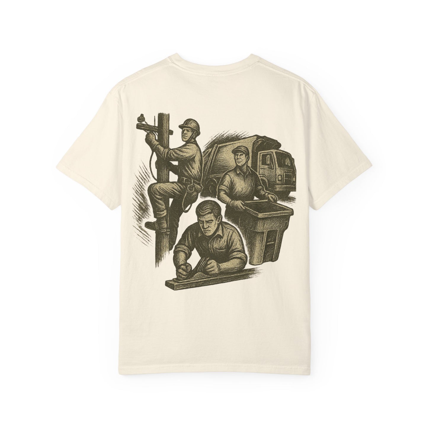 Craftsmanship Unisex Tee: Celebrating Trades, Perfect for Workers, Construction Events, DIY Enthusiasts, Gifts for Handymen, Everyday Wear