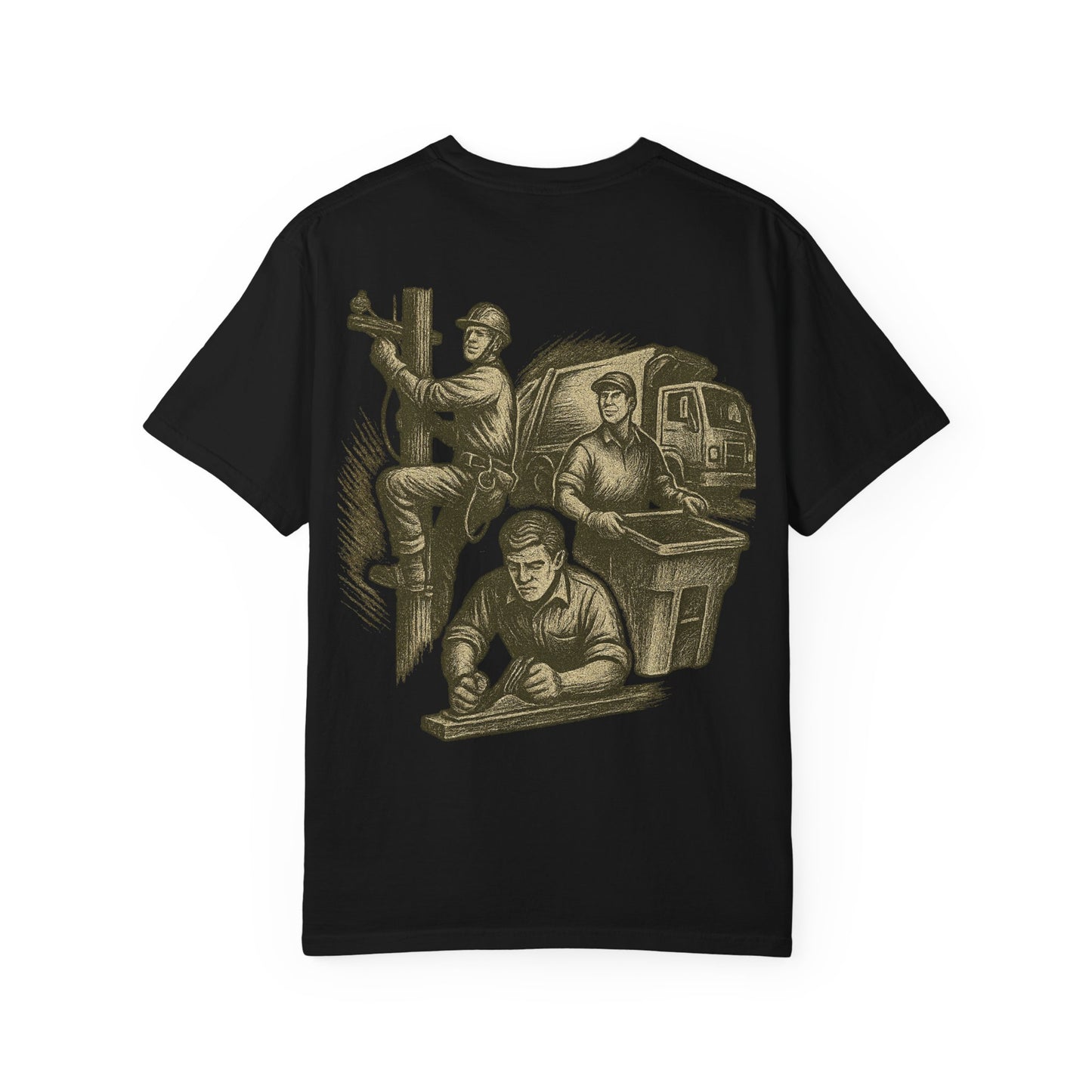 Craftsmanship Unisex Tee: Celebrating Trades, Perfect for Workers, Construction Events, DIY Enthusiasts, Gifts for Handymen, Everyday Wear