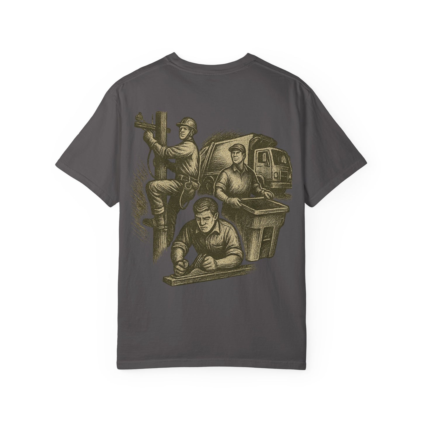 Craftsmanship Unisex Tee: Celebrating Trades, Perfect for Workers, Construction Events, DIY Enthusiasts, Gifts for Handymen, Everyday Wear