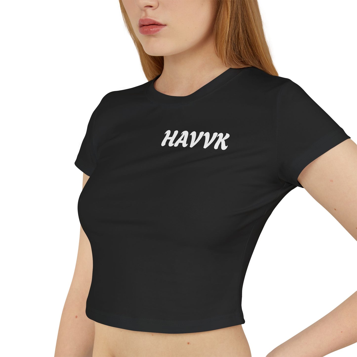 Crop Tee, Form Fitting Women's Baby Tee