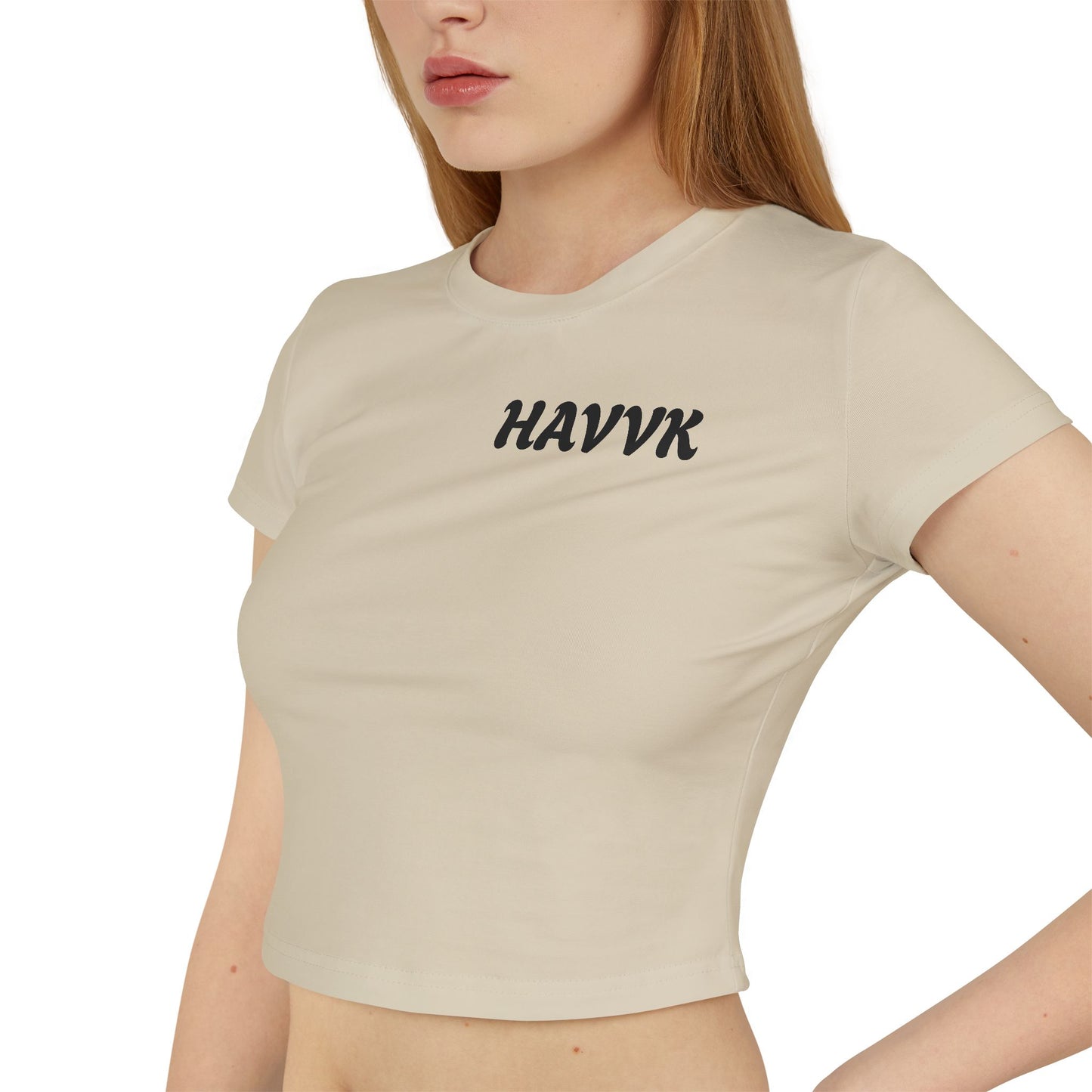 Crop Tee, Form Fitting Women's Baby Tee