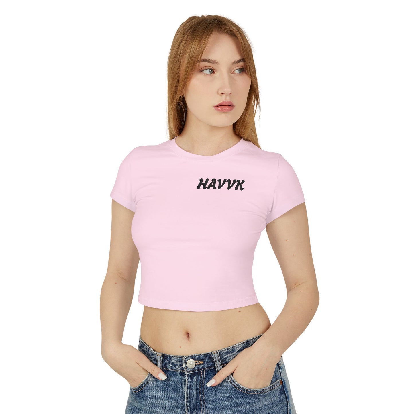Crop Tee, Form Fitting Women's Baby Tee